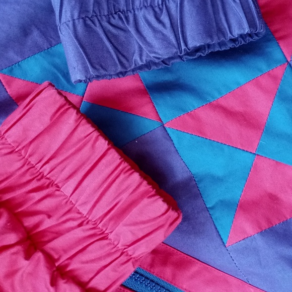 Vintage Northern Spirit Goose Down Quilt Pattern Beautiful Jacket UNISEX - Picture 9 of 10